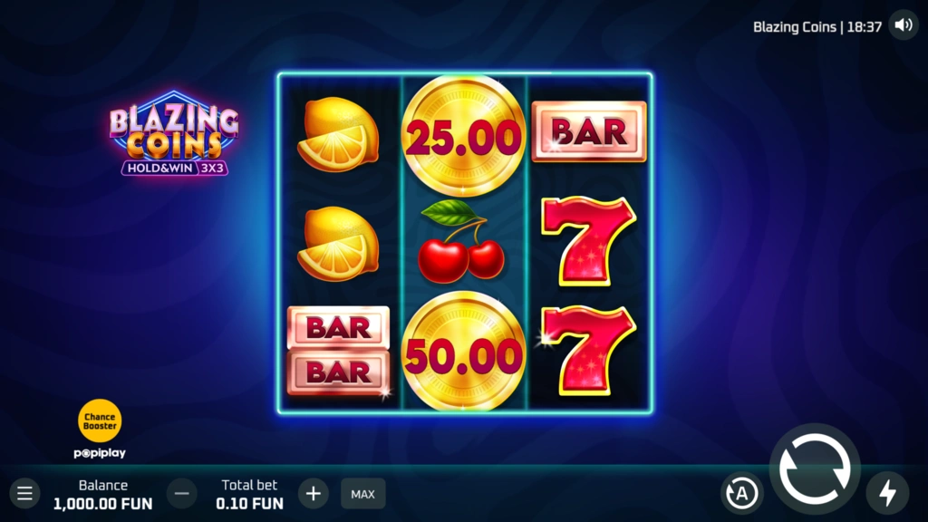 Blazing Coins Hold and Win - Base Game